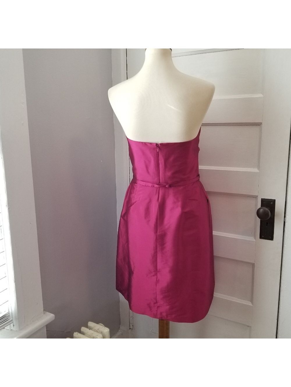 Alfred Sung Fruit Punch Strapless Dress, Size 8 - Picture 2 of 11